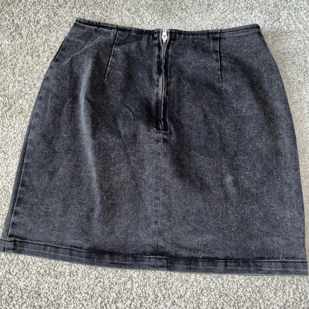 Wild Fable Black Denim Mini Skirt - Picture 3 of 4